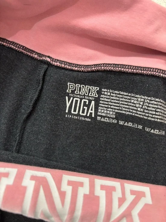 PINK Dark Gray Yoga Leggings - Picture 5 of 5